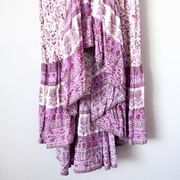 Spell Castaway High Low Multicolor Maxi Skirt - Picture 6 of 12